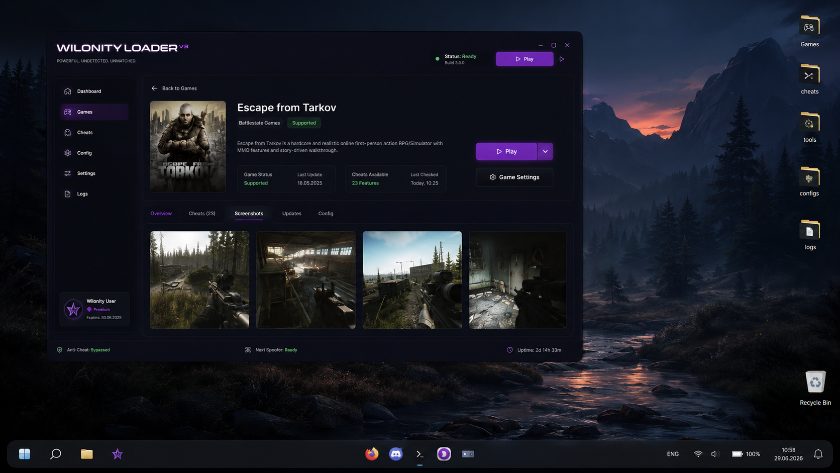 Wilonity Loader Interface