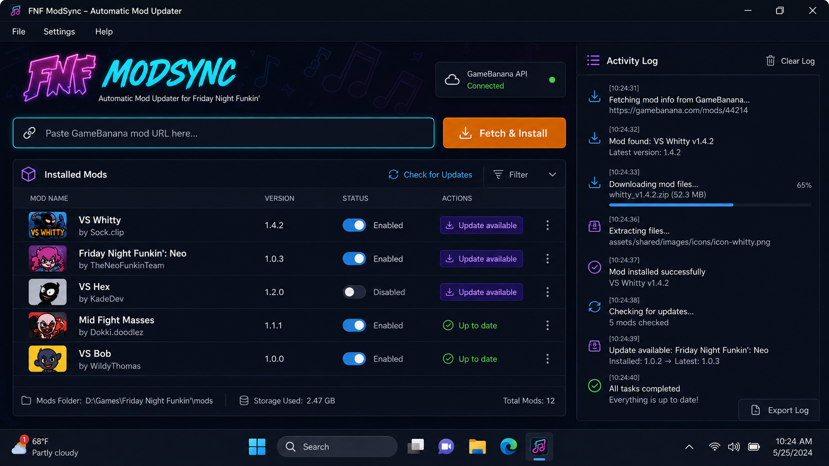 FNF ModSync Preview 1
